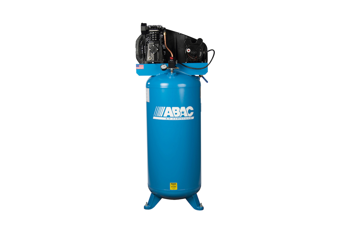 ABAC - 3.5 HP 60 Gallon Vertical ,135 PSI, 230/1/60, 12.35 CFM Single stage -  AB3-2160V1