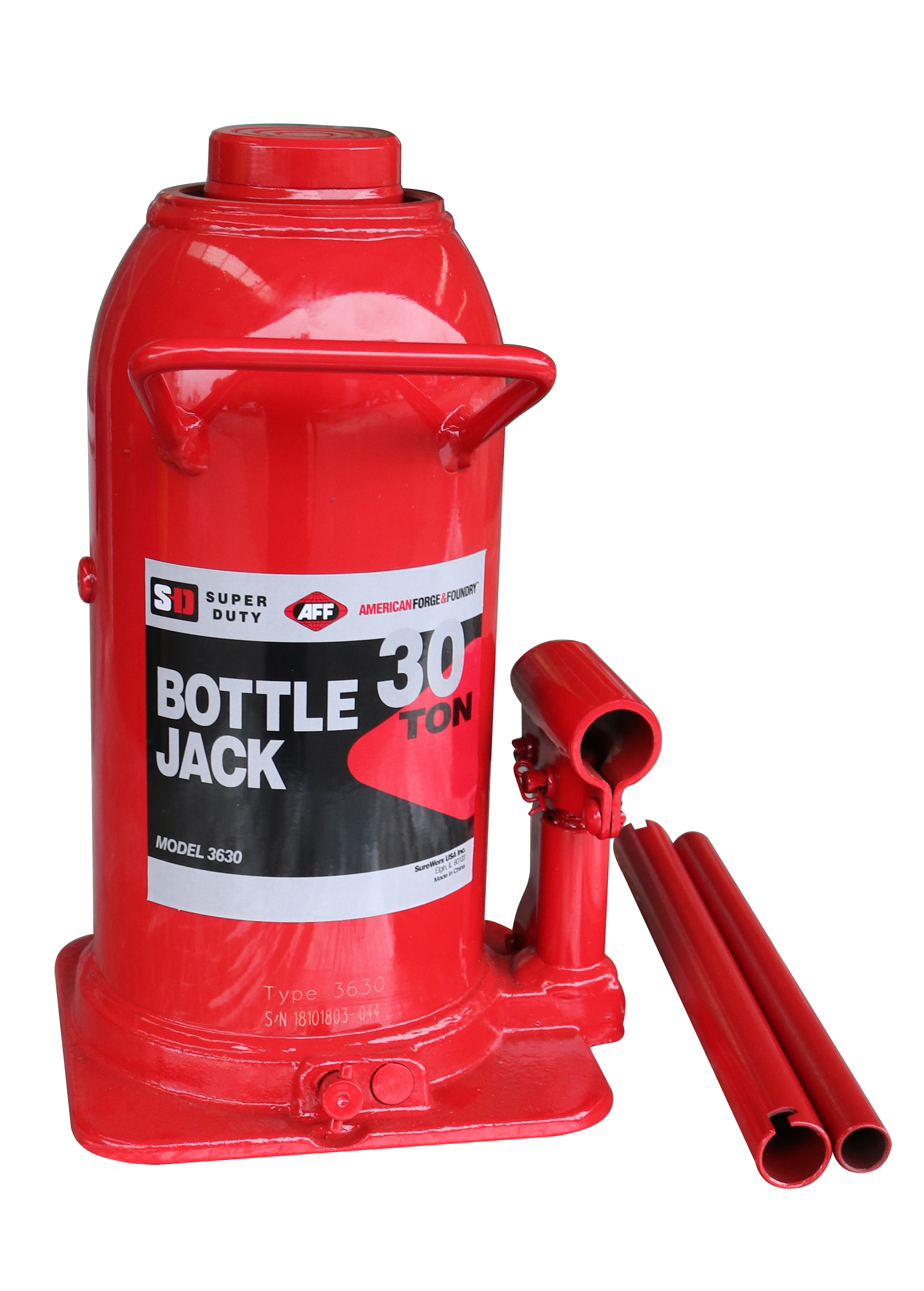 American Forge and Foundry - 30 TON SUPER DUTY BOTTLE JACK -  3630