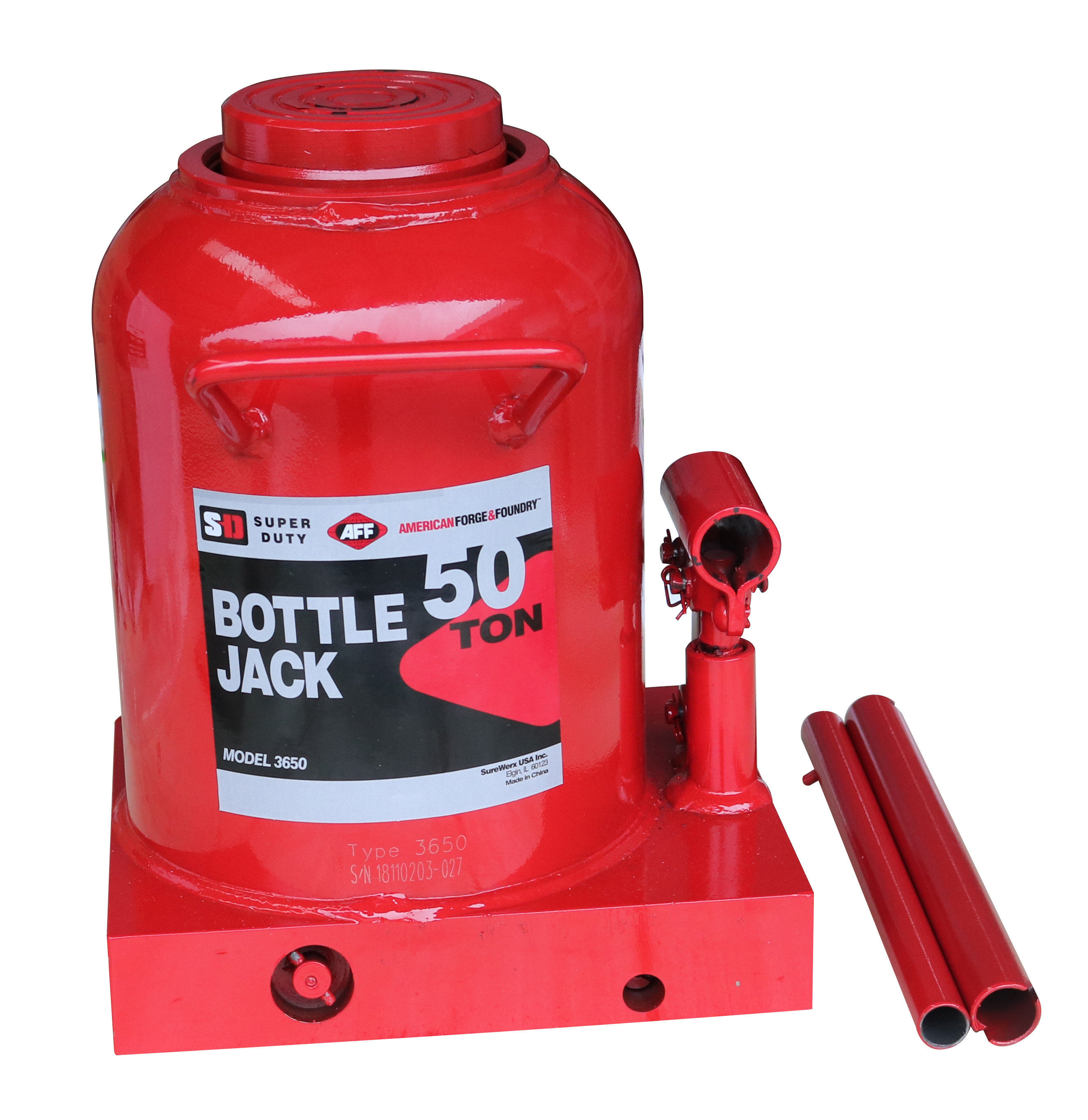 American Forge and Foundry - 50 TON SUPER DUTY BOTTLE JACK -  3650