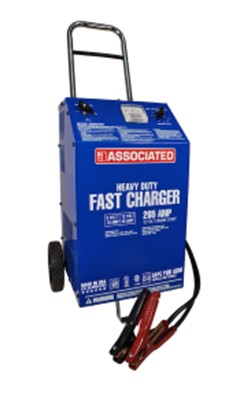 Associated Equipment - CHARGER, 6/12V 70/60/2A, AGM, 265 AMP CRANKING ASSIST, WHEELS -  6009AGM
