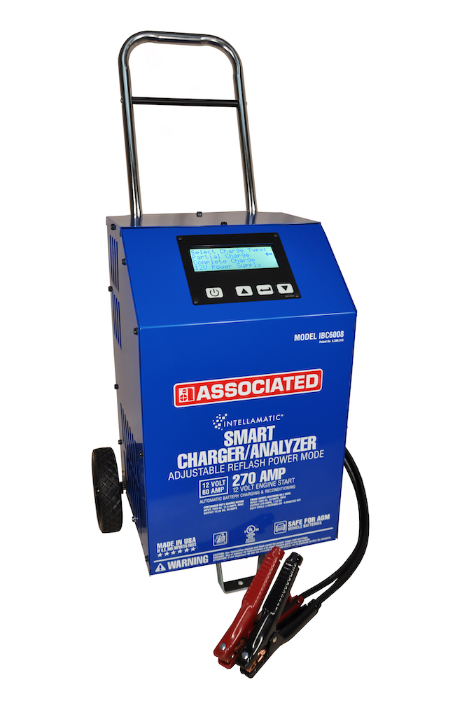 Associated Equipment - CHARGER/ANALYZER, VARIABLE INTELLAMATIC 60 AMP/270AMP BOOST WITH POWER SUPPLY MODE, WHEELS -  IBC6008