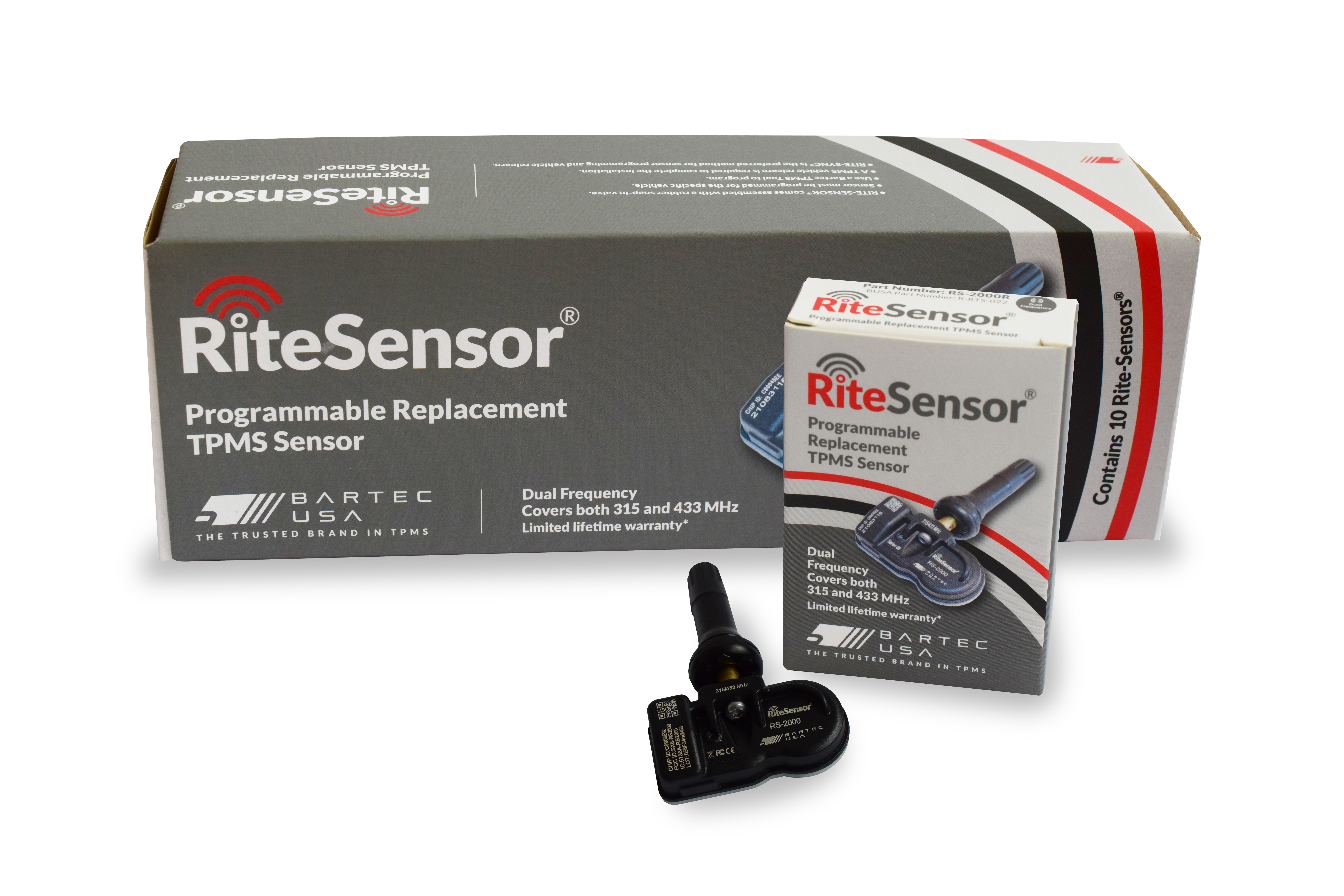 Bartec USA - RITE-SENSOR Sleeve pack - 10 sensors boxed w/Rubber valve stem . -  RS-2000-10R