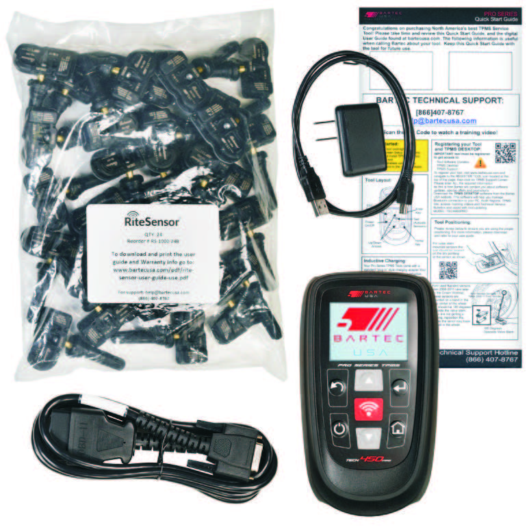 Bartec USA - Tech550PRO Tool w/OBDII Cable -  WRT550PRO-RS30P