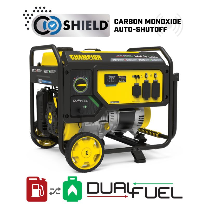 Champion Power Equipment - 5500W Dual Fuel Generator with CO Shield® -  201085