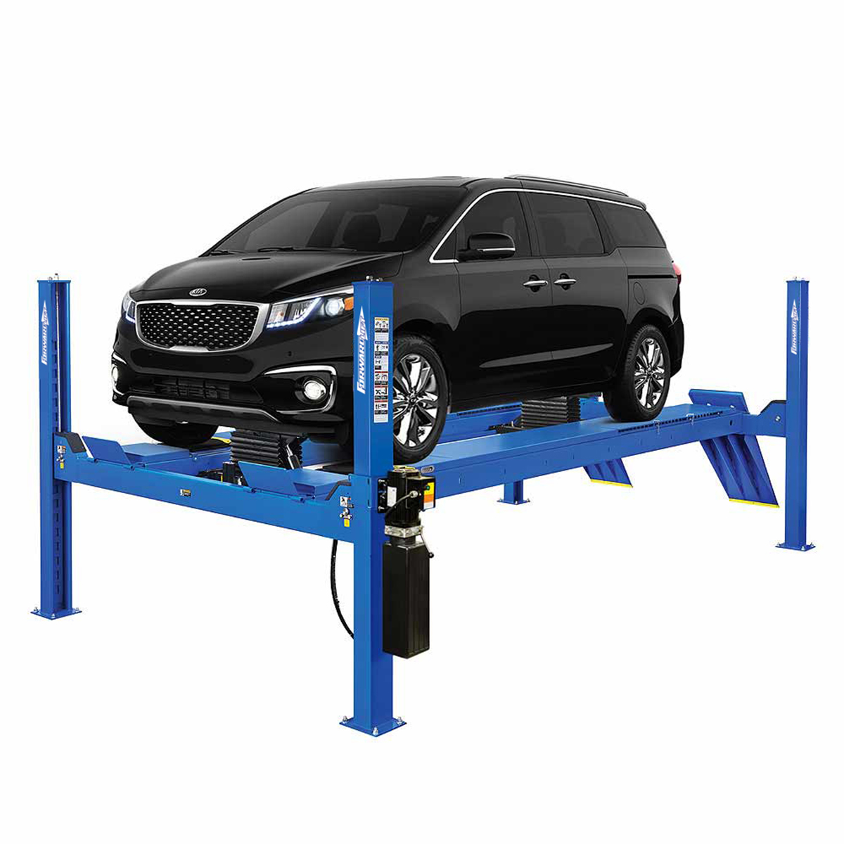 Forward Lifts - CRA14L alignment rack with 2 RR70G jacks, bolt on alignment w\\ guages, internal air -  CRA14N201TY