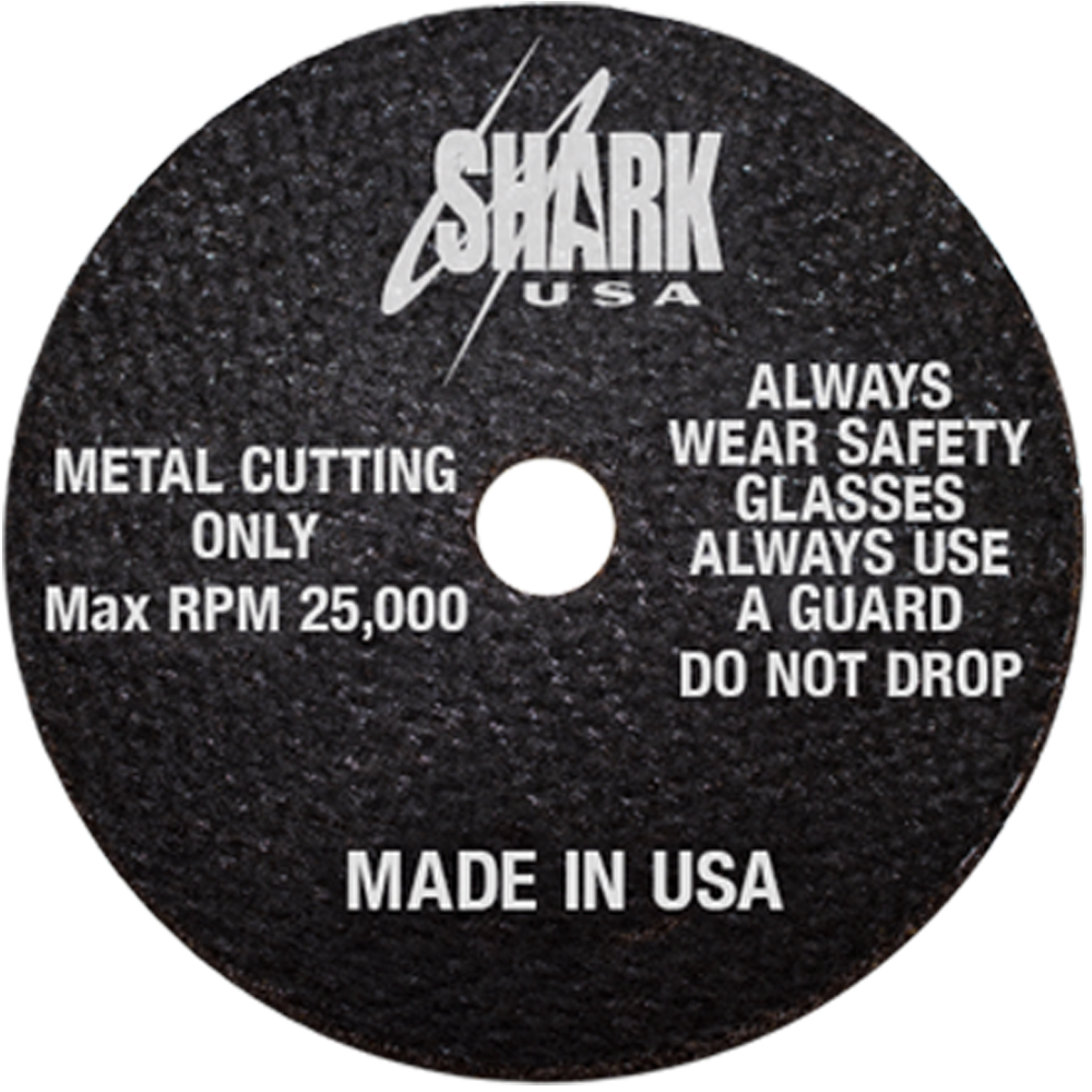 Shark Industries - 3" x 1/16"x3/8" Cut-off Wheels - 10 Pk. USA -  12704