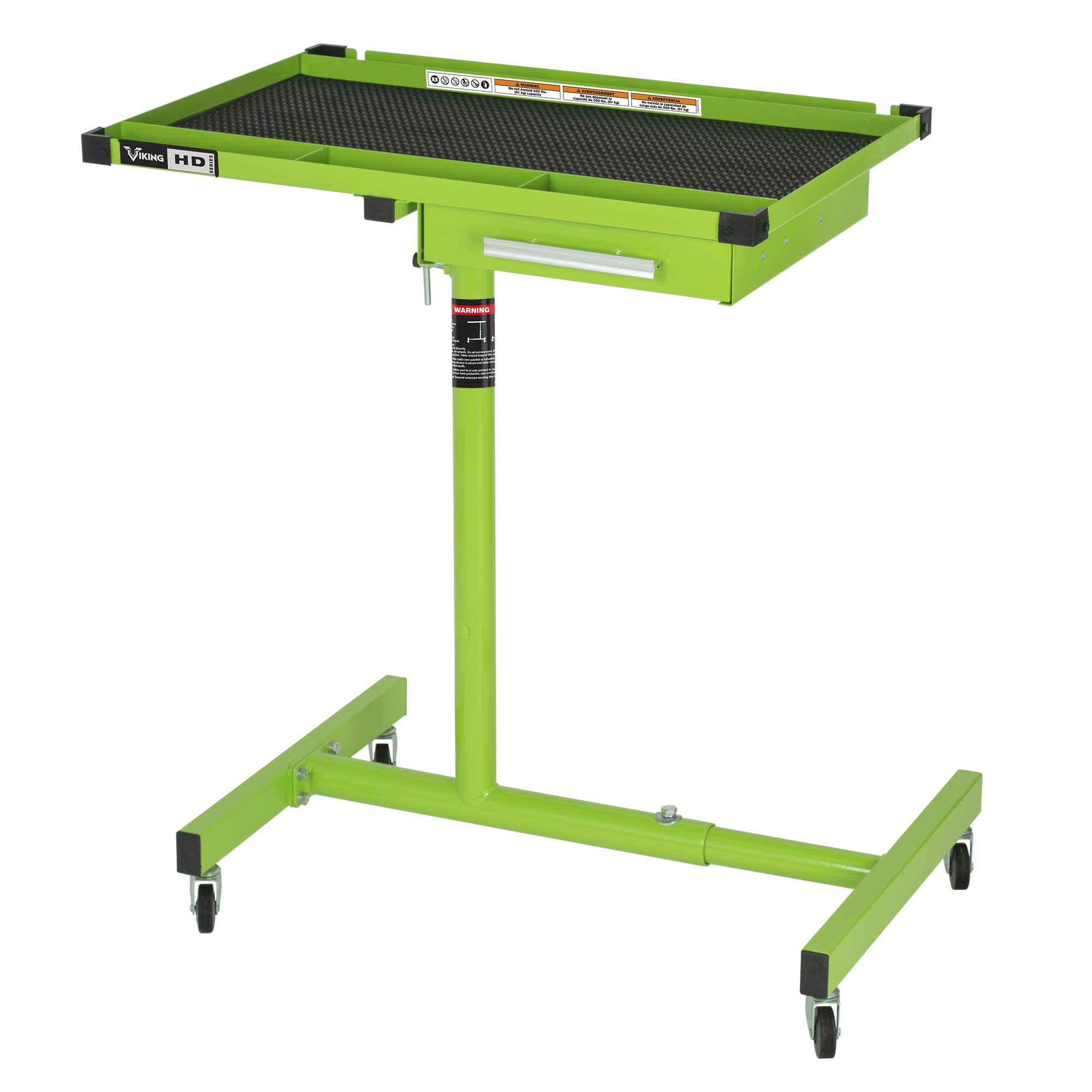 Viking Air Tools - Viking by AFF - Adjustable Mobile Work Table - 200 lbs Capacity -  52220