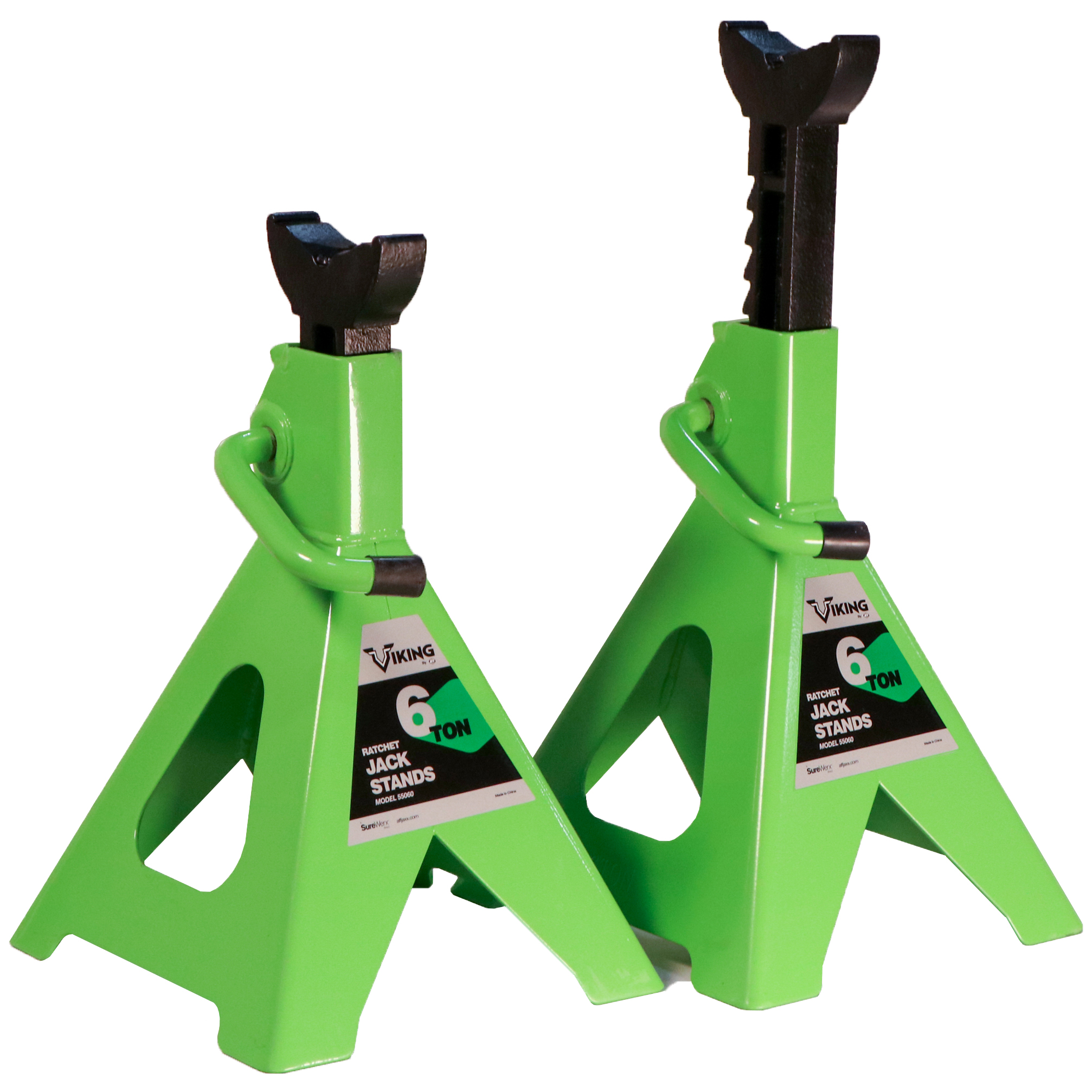Viking Air Tools - 6 TON VEHICLE STANDS PR RATCHET STYLE -  55060