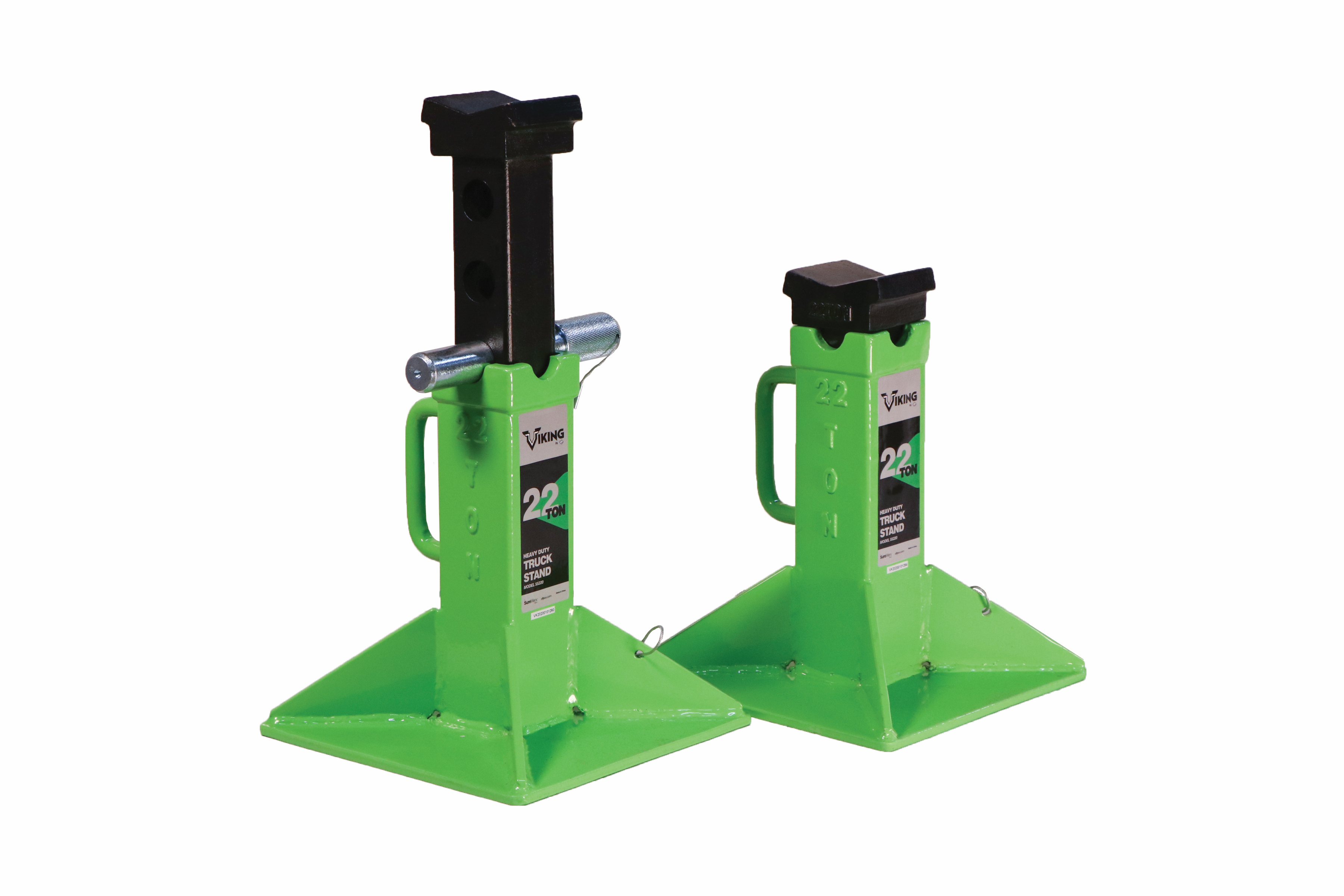 Viking Air Tools - TRUCK STANDS 22 TON PINNED - PR SOLD IN PAIRS -  55220A